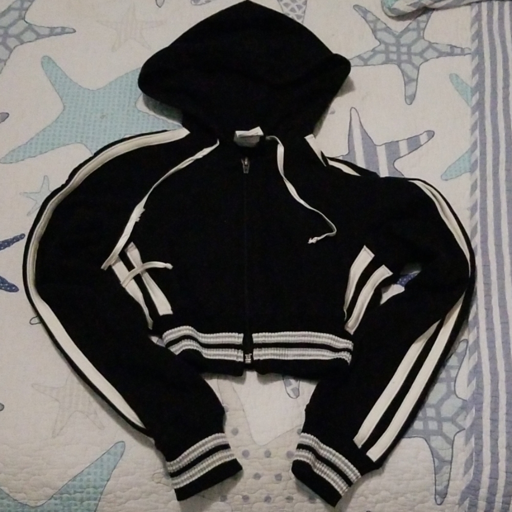 Bebe Sport Cropped Hoodie